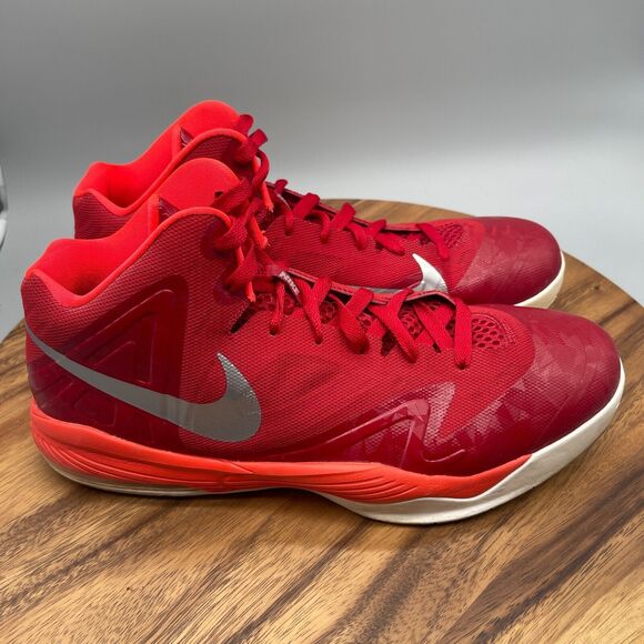 Nike Air Max Premiere TB Mens Size 11.5 Basketball Shoes 689567 606 Red Workout - Picture 1 of 8